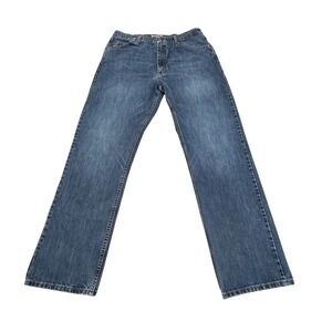 Wrangler 20X Style 01 Competition Mens Jeans 36x34 Straight Leg Blue Denim Rodeo